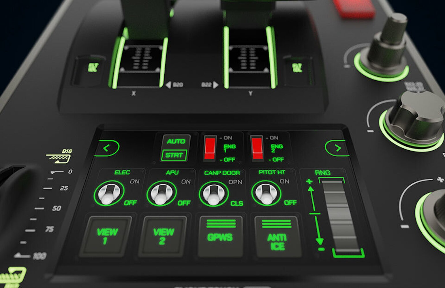 Turtle Beach VelocityOne™ Flightdeck PC 專用 HOTAS 模擬系統